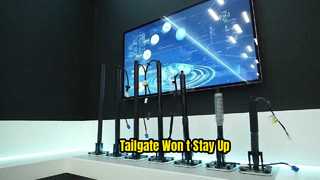 Electric tailgate strut